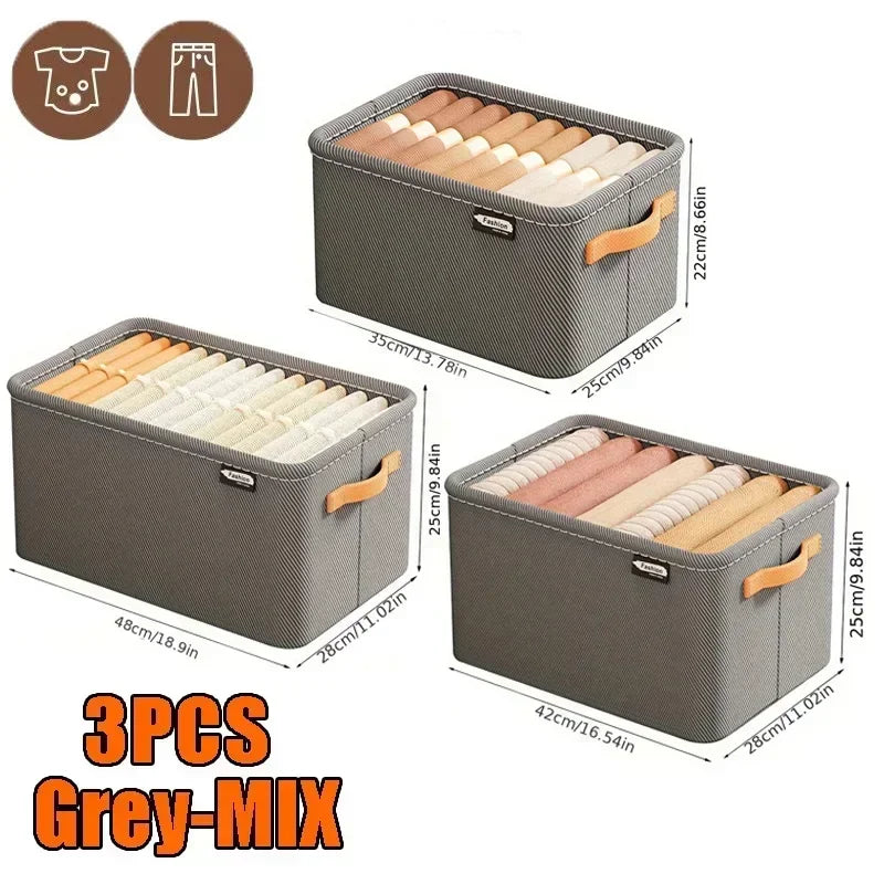 Thicken Clothes Organizer - Pants, Sweater and Jeans Storage Box for Wardrobe Drawers and Cabinets