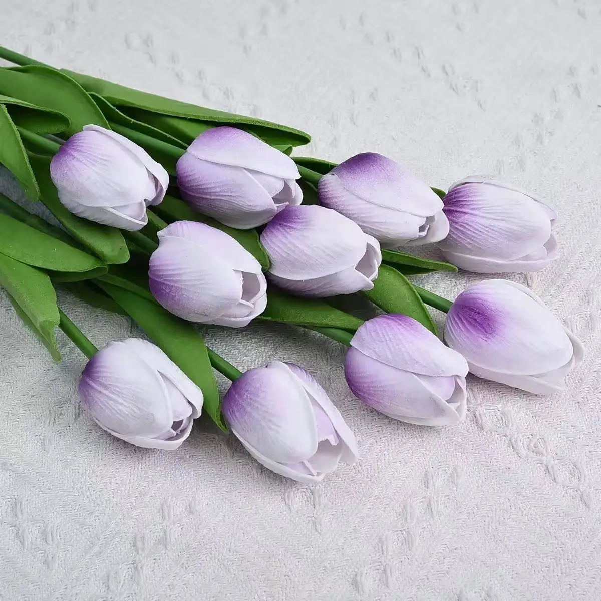 Real Touch Artificial Tulip Flowers Bouquet Fake Tulips for Home Wedding Decorations