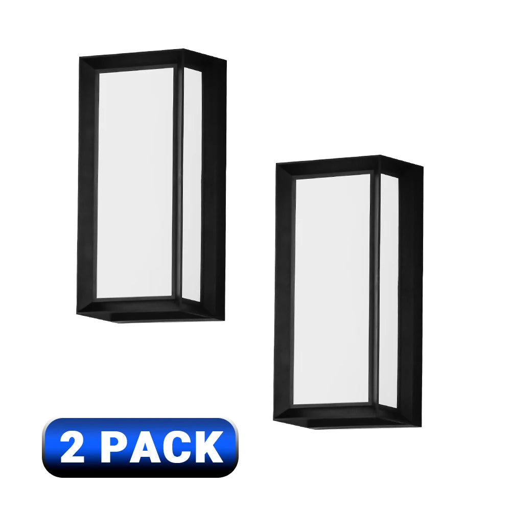 IP65 Waterproof Outdoor LED Wall Lamp Exterior Lighting Plastic Lamp Body Warm White Porch & Garden Light