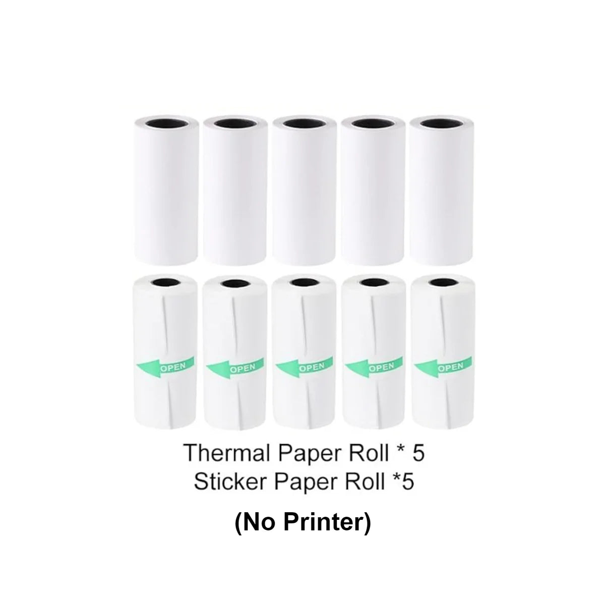 Thermal Mini Printer - Portable Inkless Bluetooth Sticker Maker and Pocket Photo Printer for Children DIY
