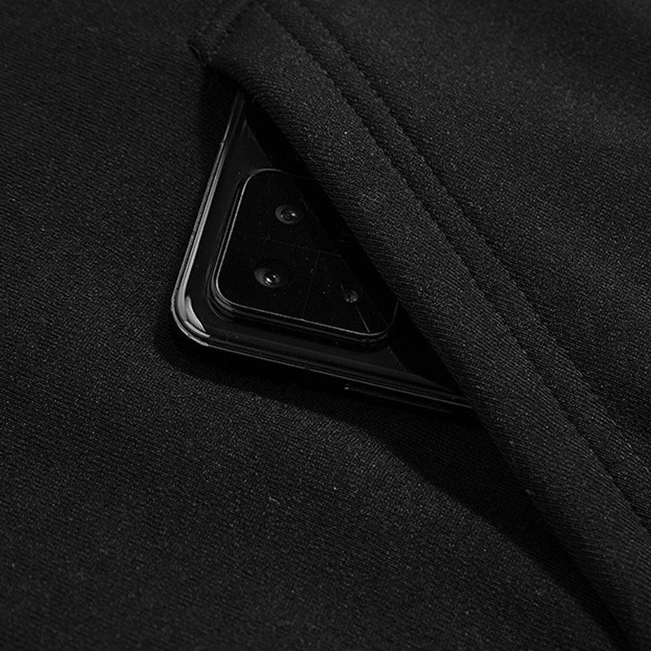 USB Heating Hoodie Jacket for Men - 5-Zone Electric Heated Zippered Hoodie, Big Size up to 5XL for Autumn and Winter