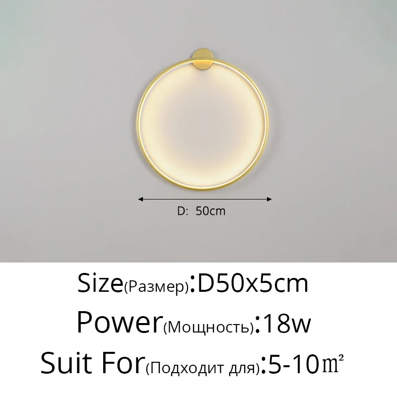 Moon LED Wall Light for Bedroom, Kids' Room, Foyer, Living Room, Coffee Bar & Hallway