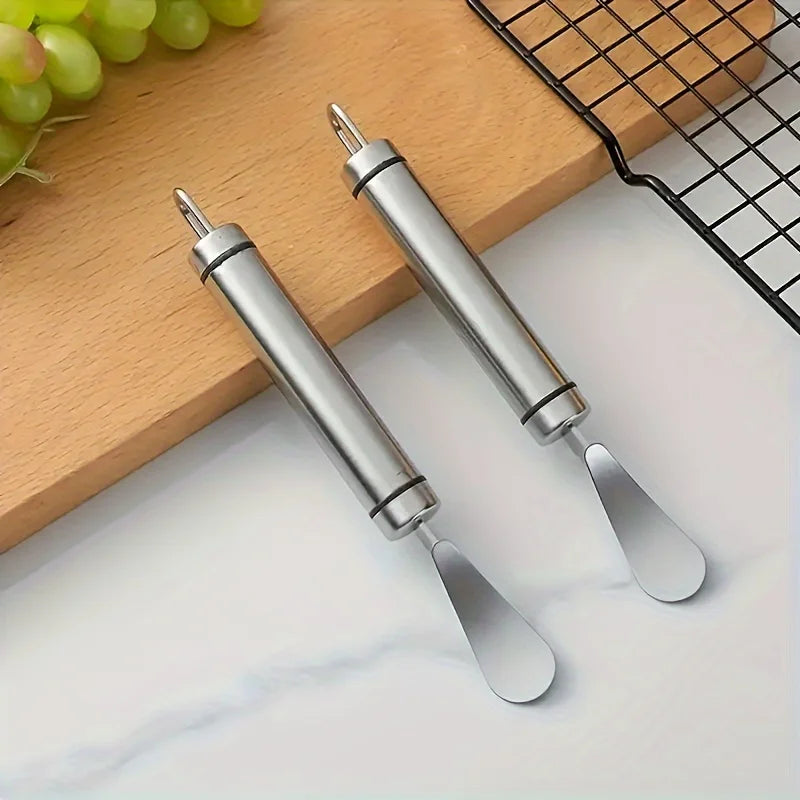 Stainless Steel Orange and Lemon Peeler - Citrus Cutter Tool with Handle for Kitchen and Restaurant Use
