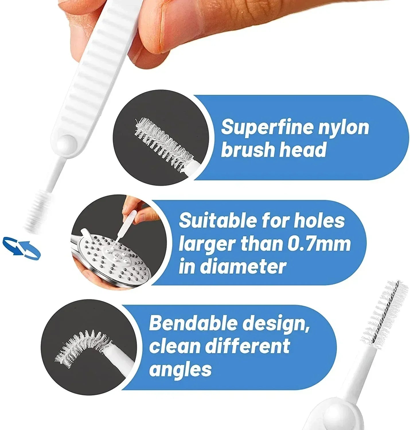 Mobile Phone Charging Port & Speaker Cleaning Kit Dust Plug Brush for iPhone 16/15/14 Earphones Samsung Xiaomi