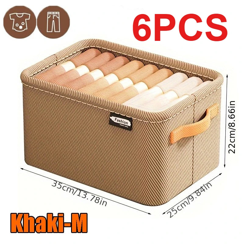 Thicken Clothes Organizer - Pants, Sweater and Jeans Storage Box for Wardrobe Drawers and Cabinets