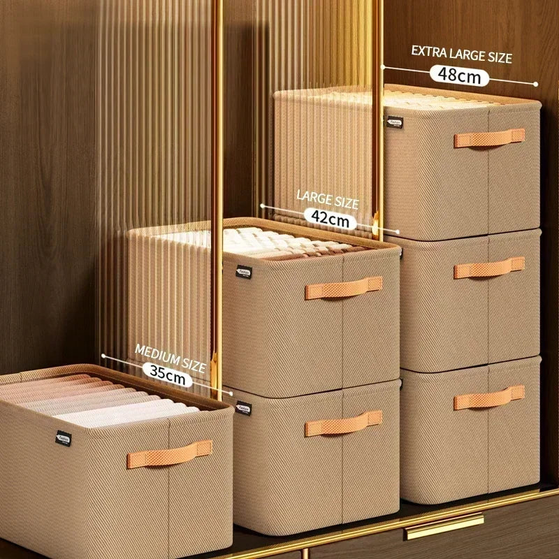 Thicken Clothes Organizer - Pants, Sweater and Jeans Storage Box for Wardrobe Drawers and Cabinets