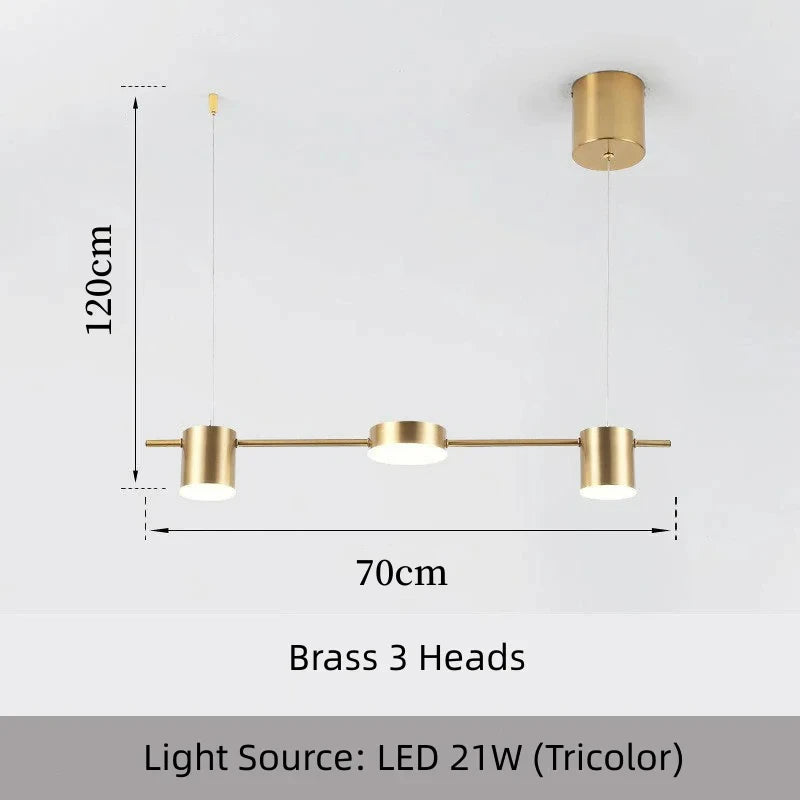 Modern Dimmable LED Ceiling Chandelier Hanging Light for Living Room, Dining Table & Kitchen