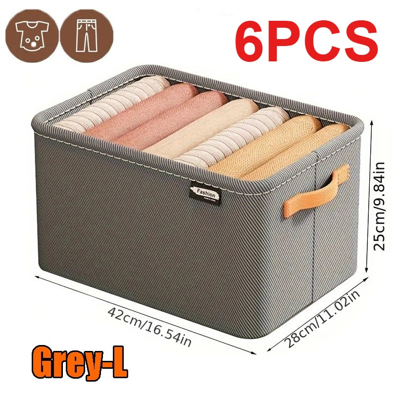 Thicken Clothes Organizer - Pants, Sweater and Jeans Storage Box for Wardrobe Drawers and Cabinets