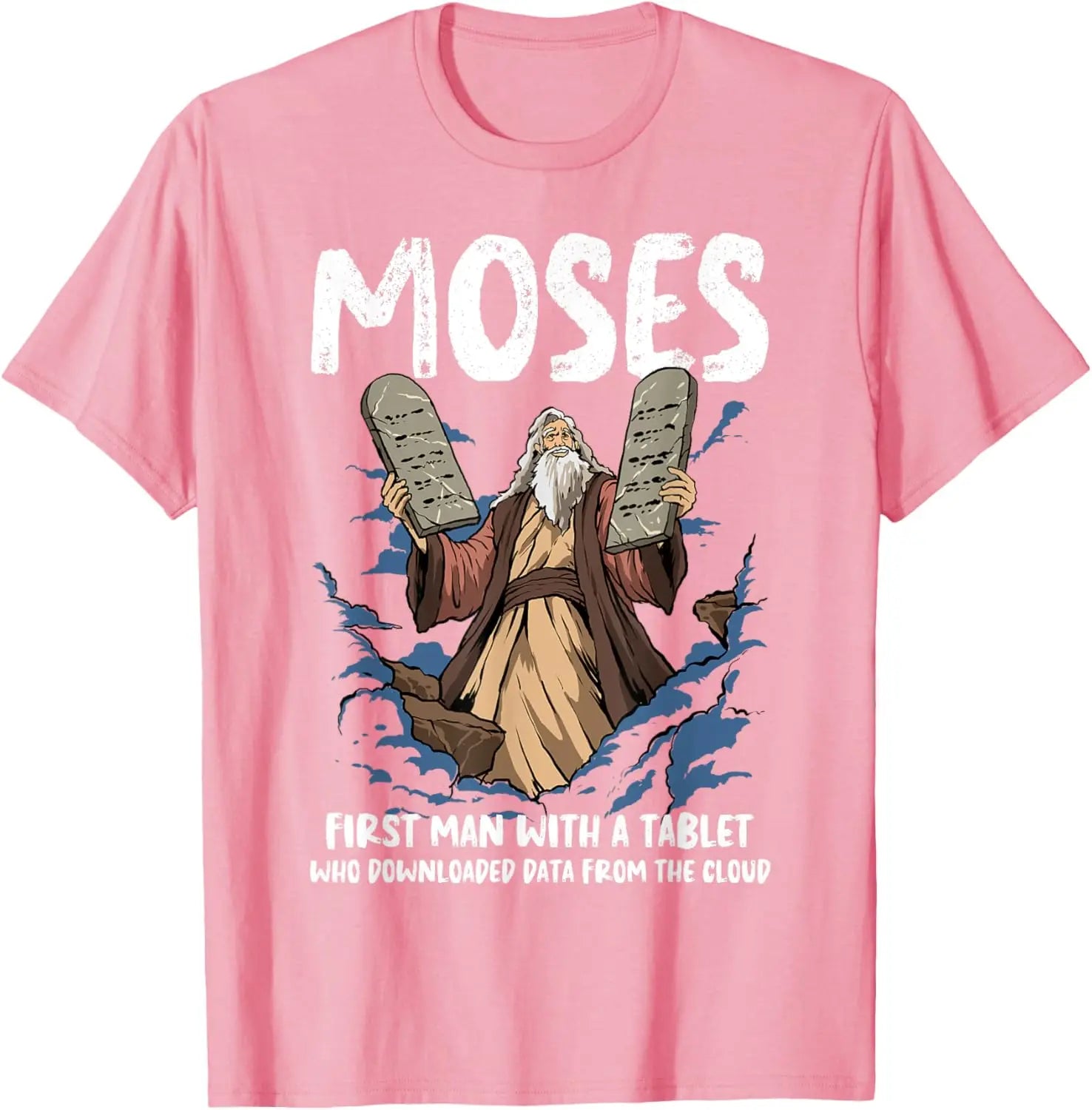 Funny Moses Shirt, Christian Humor Bible Gospel T-Shirt