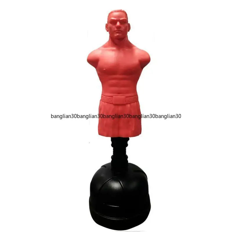 Silicone Boxing Dummy Punching Bag, Standing Rubber Taekwondo Fighting Bag for Household Use