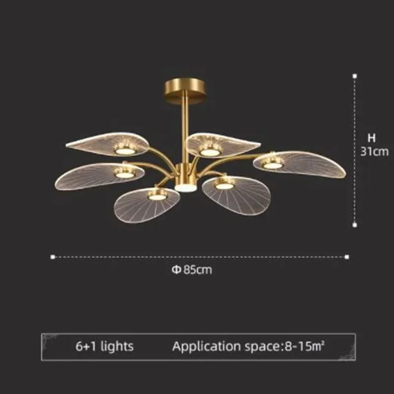 Modern Living Room Ceiling Chandelier Pendant Light for Study Bedroom Dining Room & Kitchen Interior Decoration