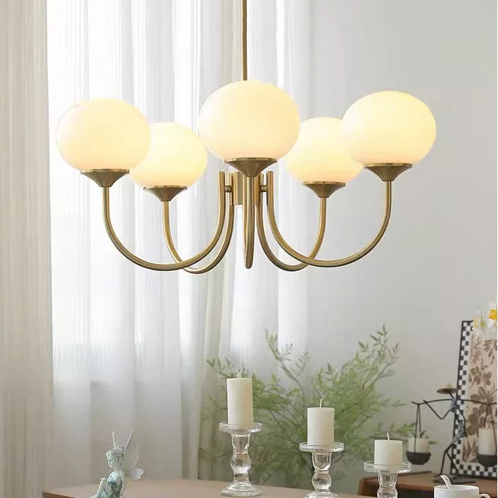 Nordic Bauhaus Pink Pendant Chandelier - Designer Art Lamp for Girl's Room & Children's Bedroom