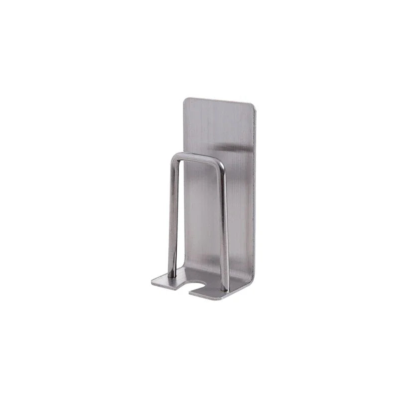 Stainless Steel Toothbrush Holder Shaver Cup Wall Mount Storage Rack Bathroom Accessories Set