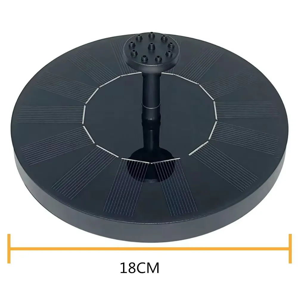 Mini Solar Water Fountain for Pool Pond Waterfall Garden Decoration Outdoor Bird Bath Floating