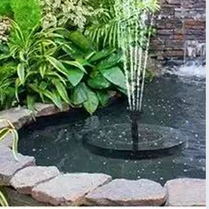 Mini Solar Water Fountain for Pool Pond Waterfall Garden Decoration Outdoor Bird Bath Floating