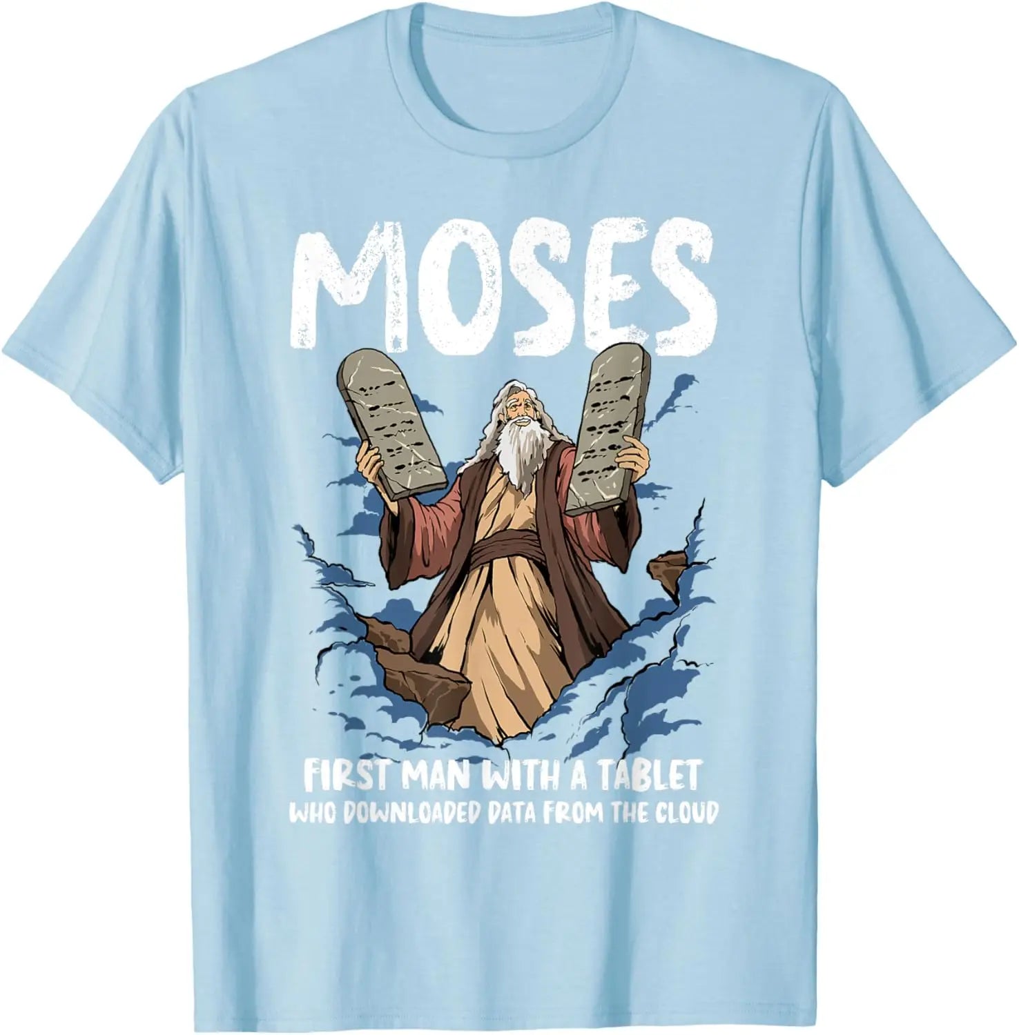 Funny Moses Shirt, Christian Humor Bible Gospel T-Shirt