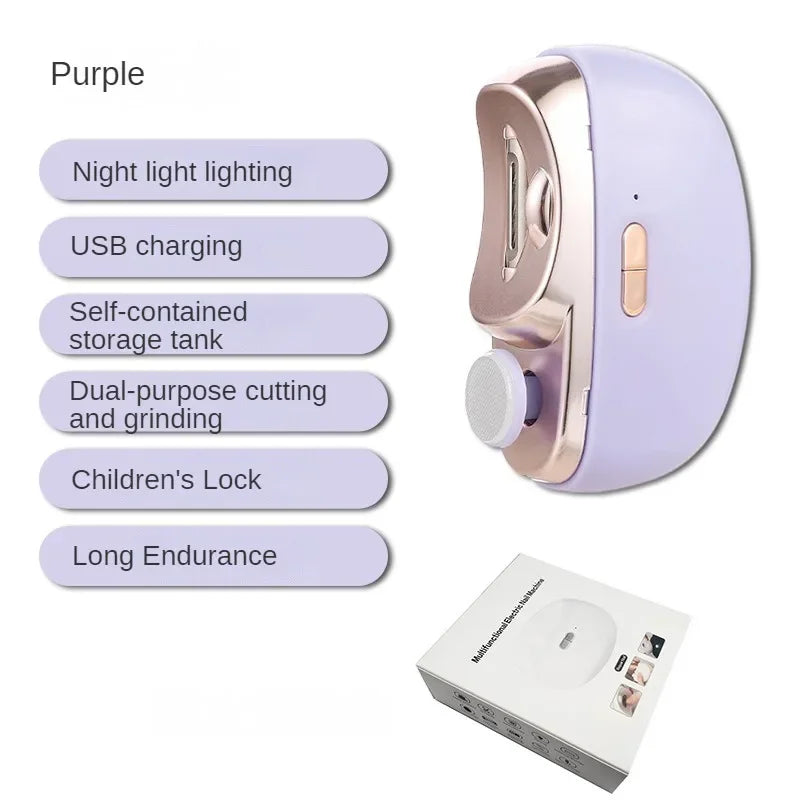 Electric Automatic Nail Clipper Manicure Nail Trimmer for Adults