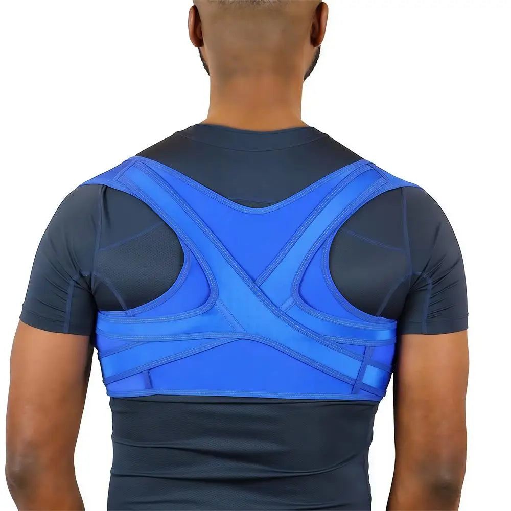 Adjustable Posture Corrector - Breathable Upper Back Brace and Straightener for Neck, Shoulder, Clavicle and Lumbar Pain Relief