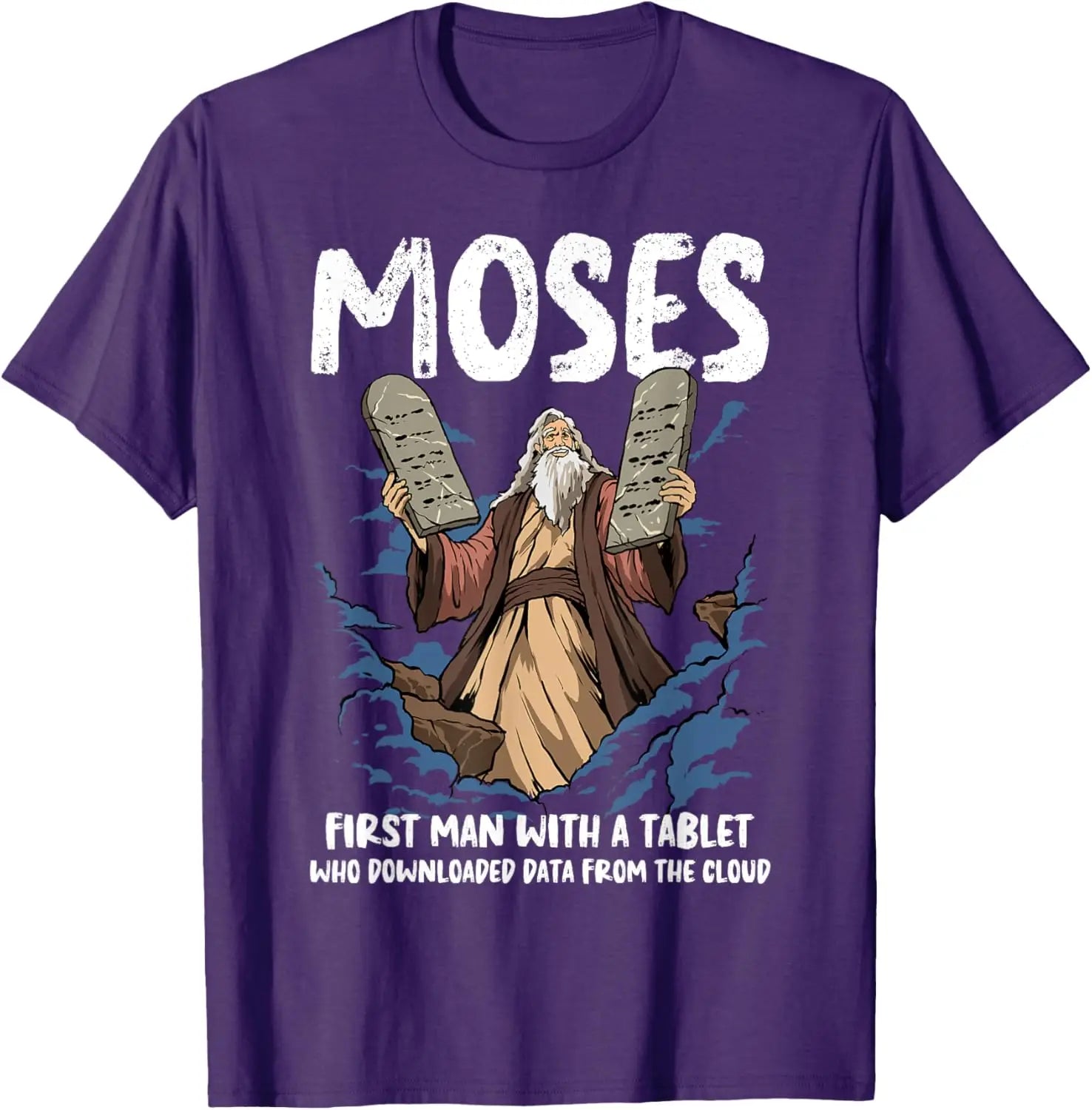 Funny Moses Shirt, Christian Humor Bible Gospel T-Shirt
