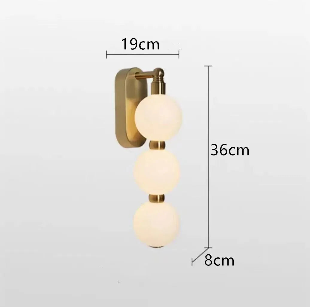 Nordic Magic Bean Round Chandelier - Modern Minimalist Lamp for Living Room, Bedroom & Restaurant