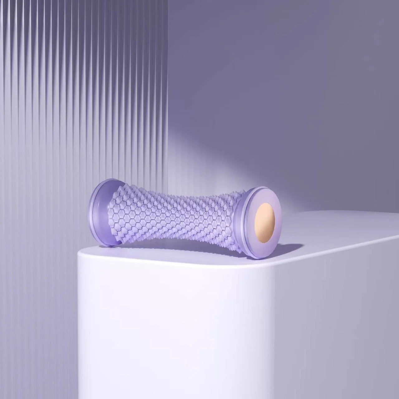 Foot Massager Roller with Yoga Massage Ball, Plantar Fascia Roller for Muscle Relaxation Care