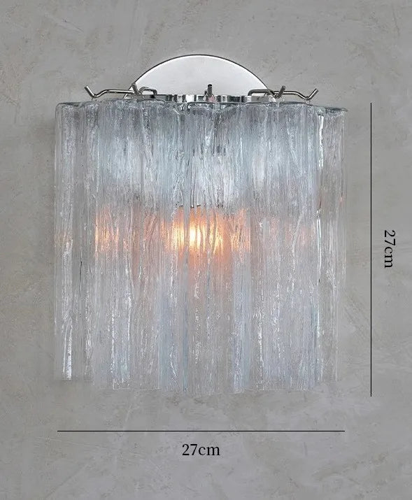 Art Deco Stained Glass Tube Chandelier for Dining Room Kitchen Island Lighting Home Decor Luxury Ceiling Pendant Lamp