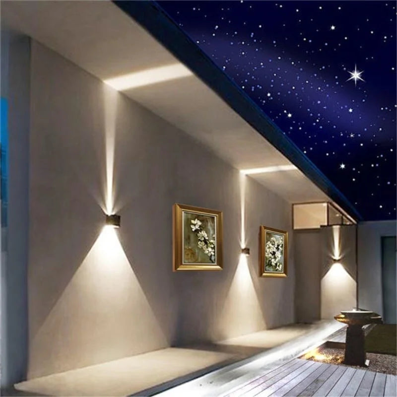 IP65 LED Wall Lamp Outdoor Sconce for Balcony Porch Garden Yard Aisle Decor Lighting Aluminium Indoor Bedside Lamp