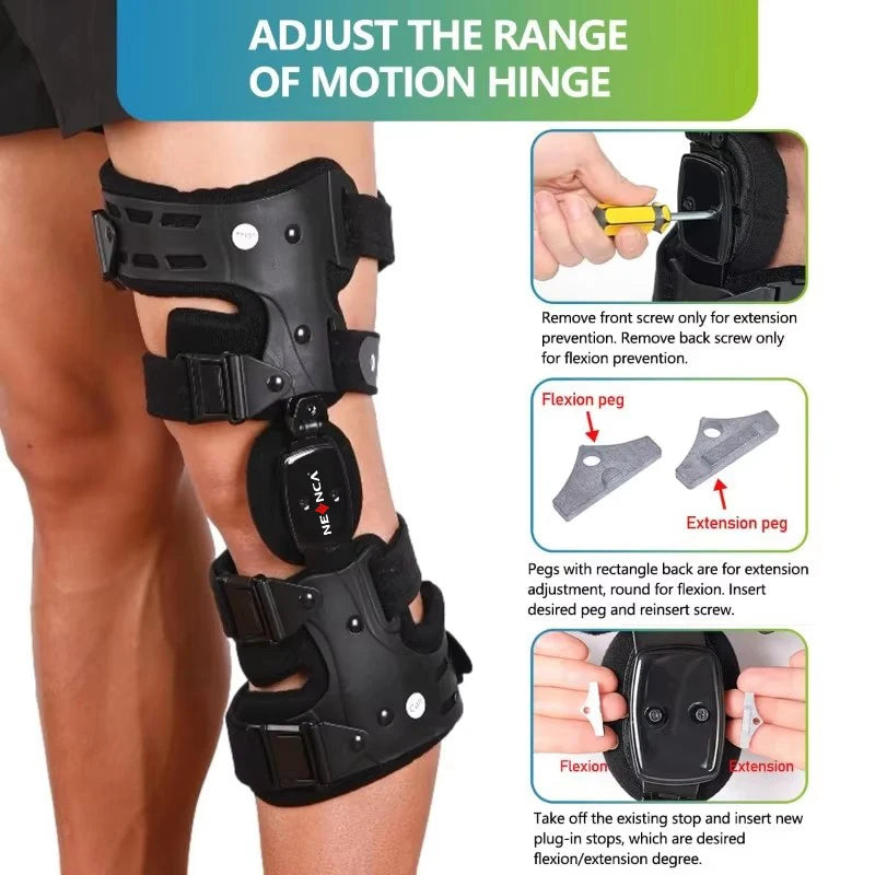 NEENCA OA Unloader Knee Brace for Pain Relief - ACL & Meniscus Injury Support, Joint & Patella Stability