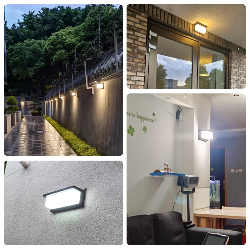 LED Outdoor Wall Light IP65 Waterproof Lamp Porch Lighting for Balcony Home Garden & Bedroom