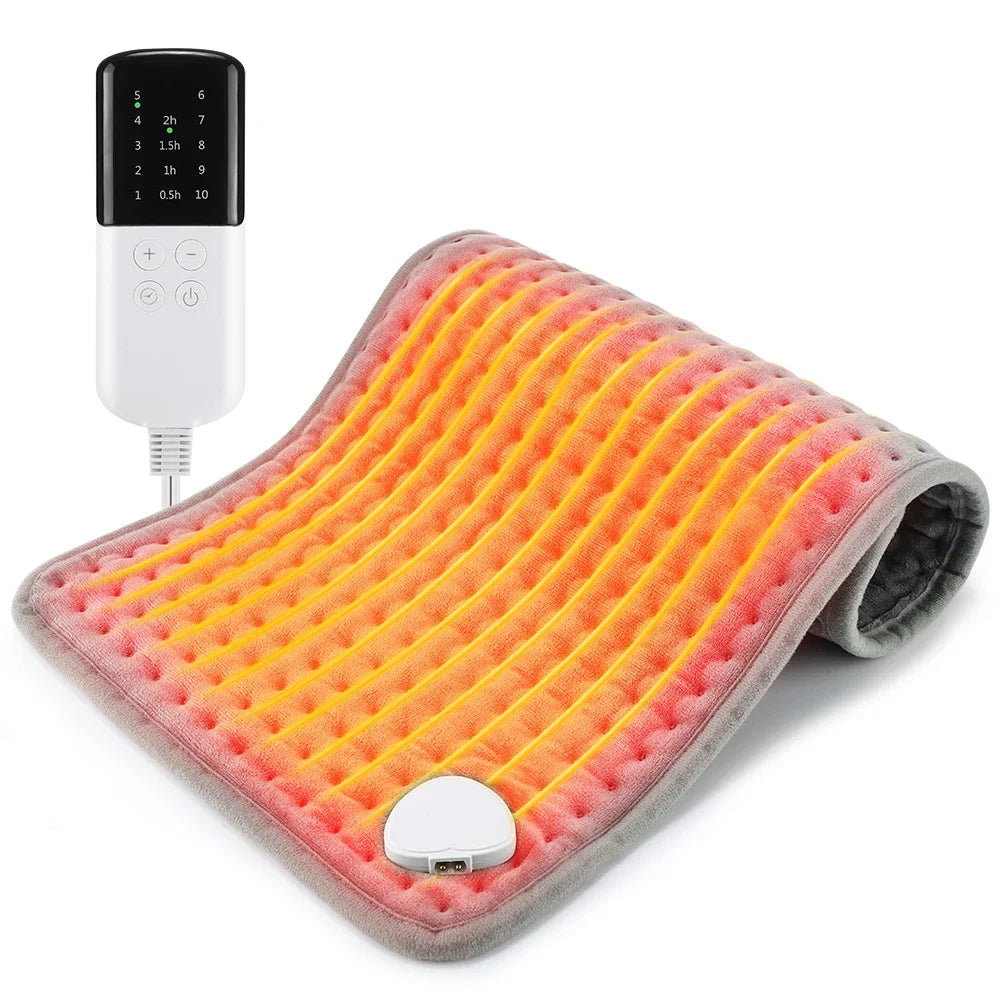 Electric Heating Pad & Multifunctional Heating Blanket Cushion, Adjustable Temperature Body Back Warmer for Home & Office