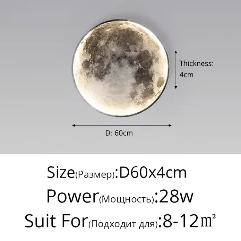 Nordic Modern Lunar Wall Light - Interior Decoration Lamp