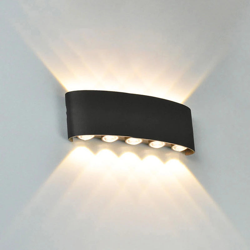 Up and Down LED Wall Lamp - Waterproof Wall Light for Bedroom, Living Room, Corridor, Indoor and Outdoor Lighting