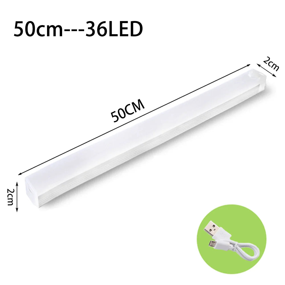 LED Motion Sensor Night Light Wireless Type-C Rechargeable Cabinet Wardrobe Lamp Staircase Backlight for Kitchen