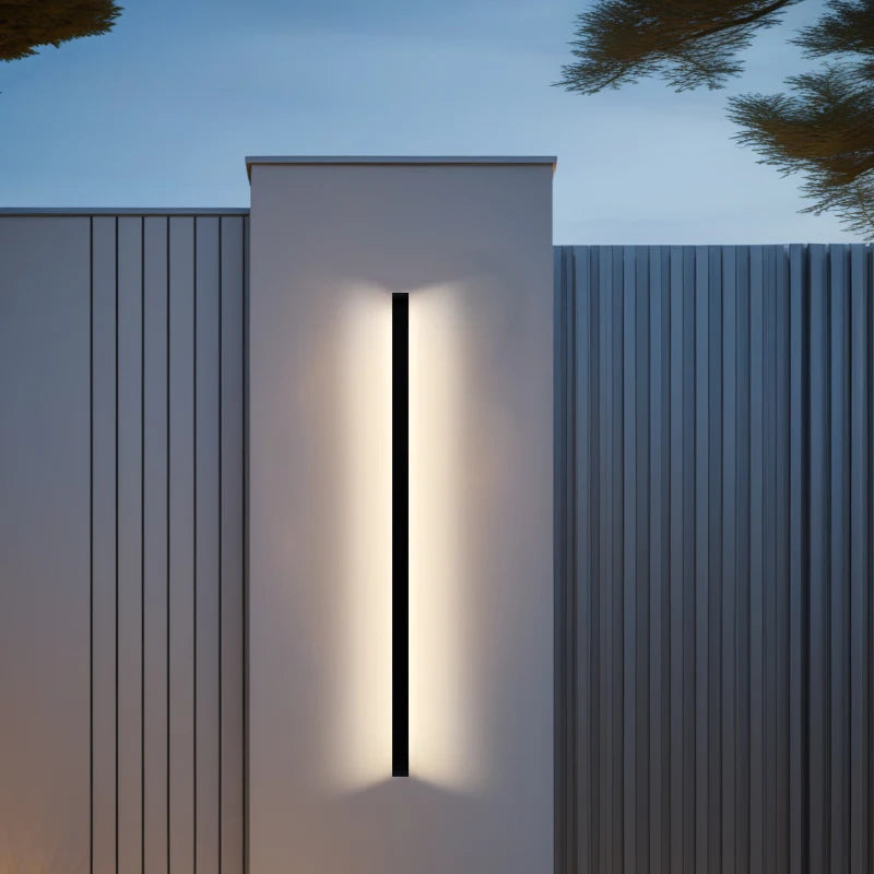 Nordic Modern Waterproof IP65 Outdoor LED Wall Washer Lamp - Aluminum Garden & Porch Light
