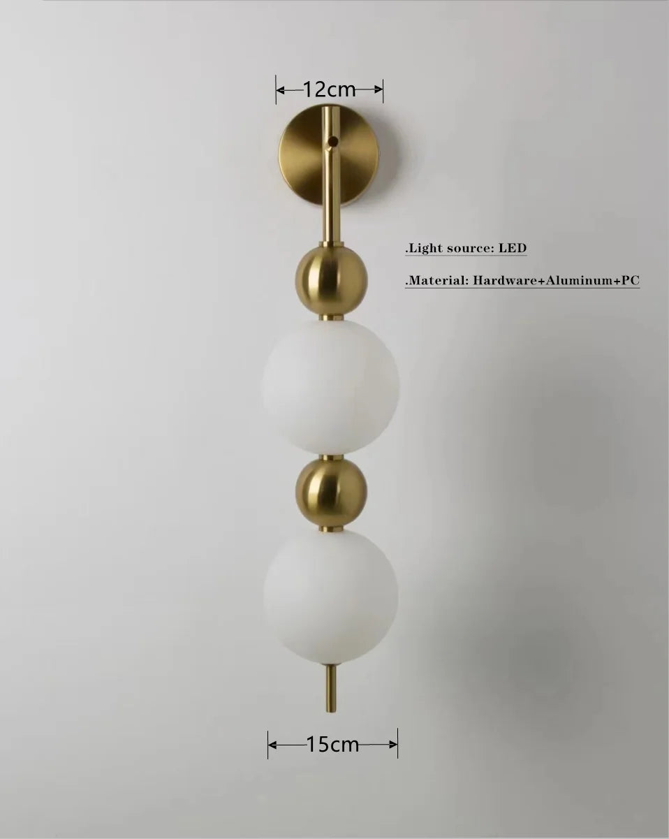 Nordic Magic Bean Round Chandelier - Modern Minimalist Lamp for Living Room, Bedroom & Restaurant