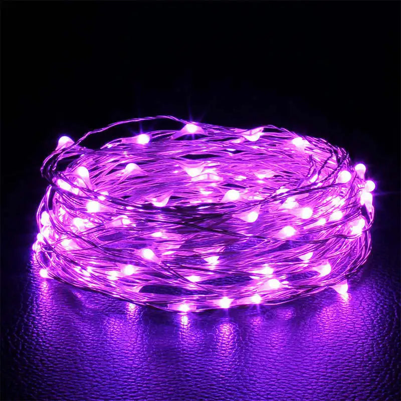 Fairy Light LED Copper Wire String Lights Battery Powered for Bedroom Garden Party Wedding Decoration