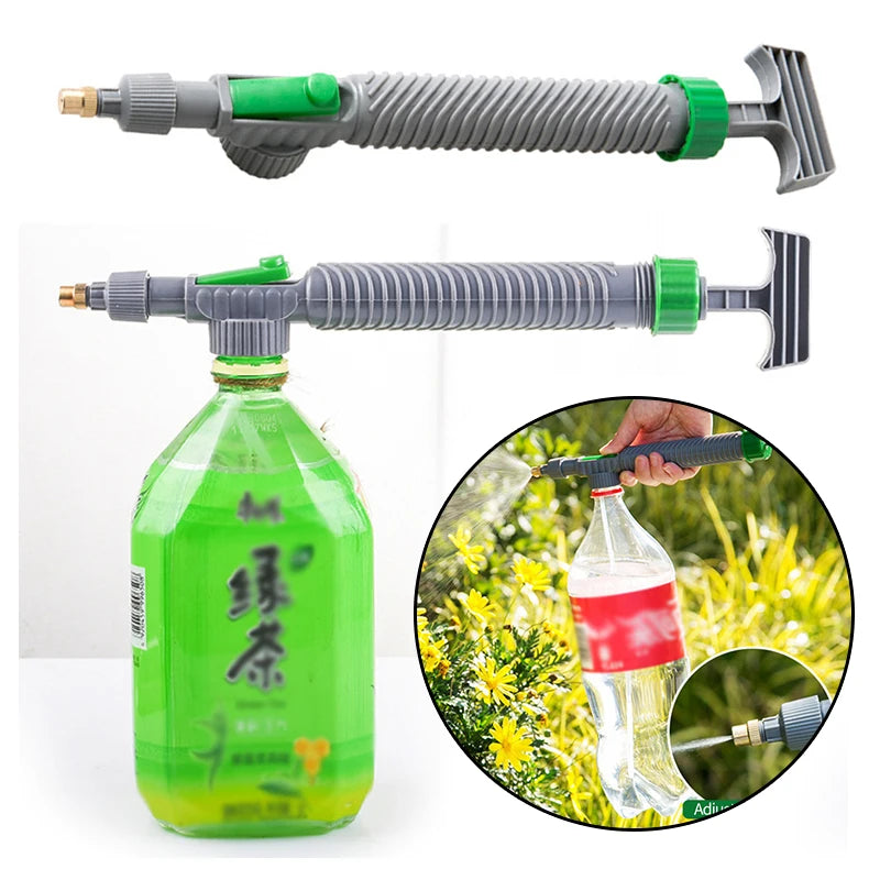 High Pressure Manual Air Pump Sprayer with Adjustable Nozzle, Garden Watering Tool for Agriculture