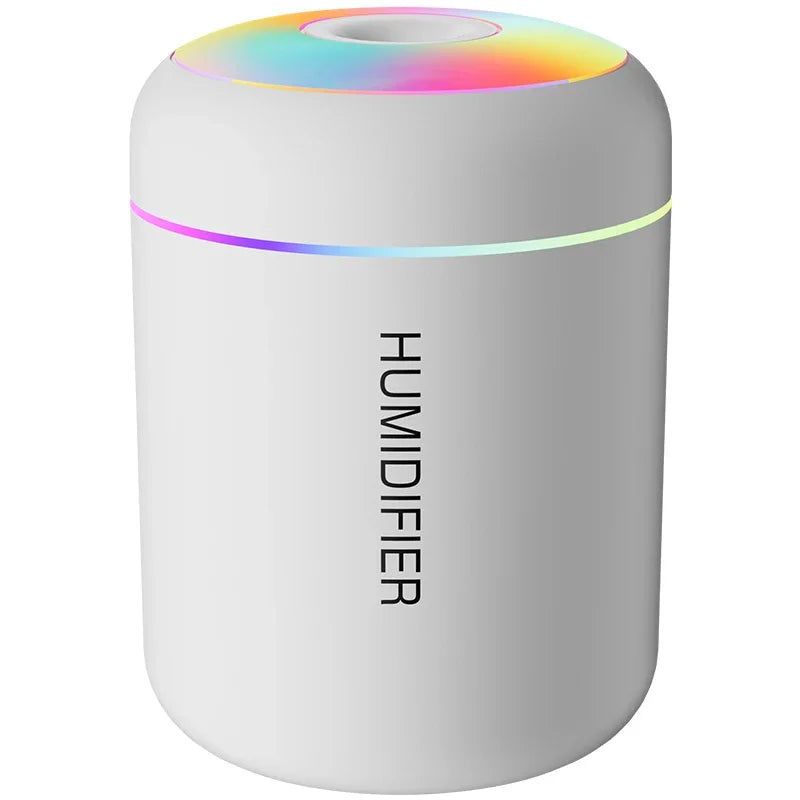 Mini Air Humidifier USB Electric Aroma Diffuser Essential Oil Purifier Aromatherapy Mist Maker with Lights for Car Home Bedroom