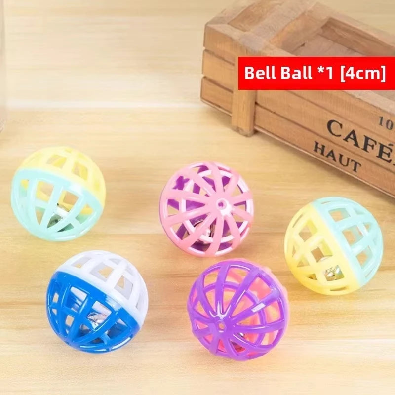 Cat Puzzle Toy, Felt Puzzle Box with Ball, Indoor Exercise & Hunting Toy for Cats