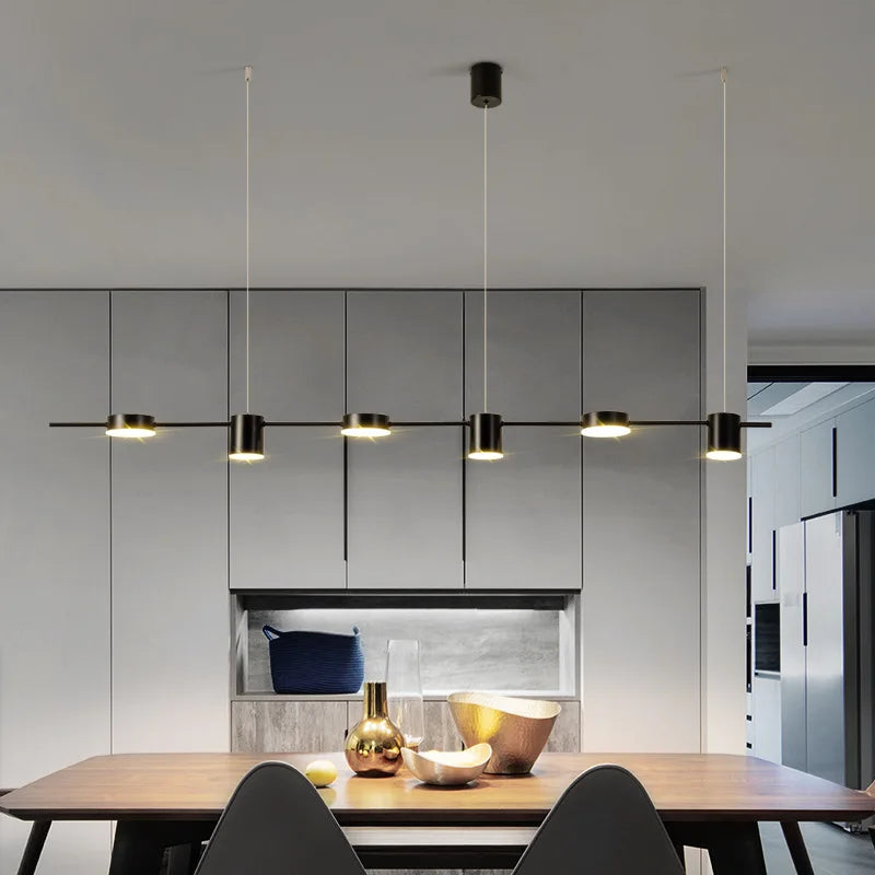 Modern Dimmable LED Ceiling Chandelier Hanging Light for Living Room, Dining Table & Kitchen