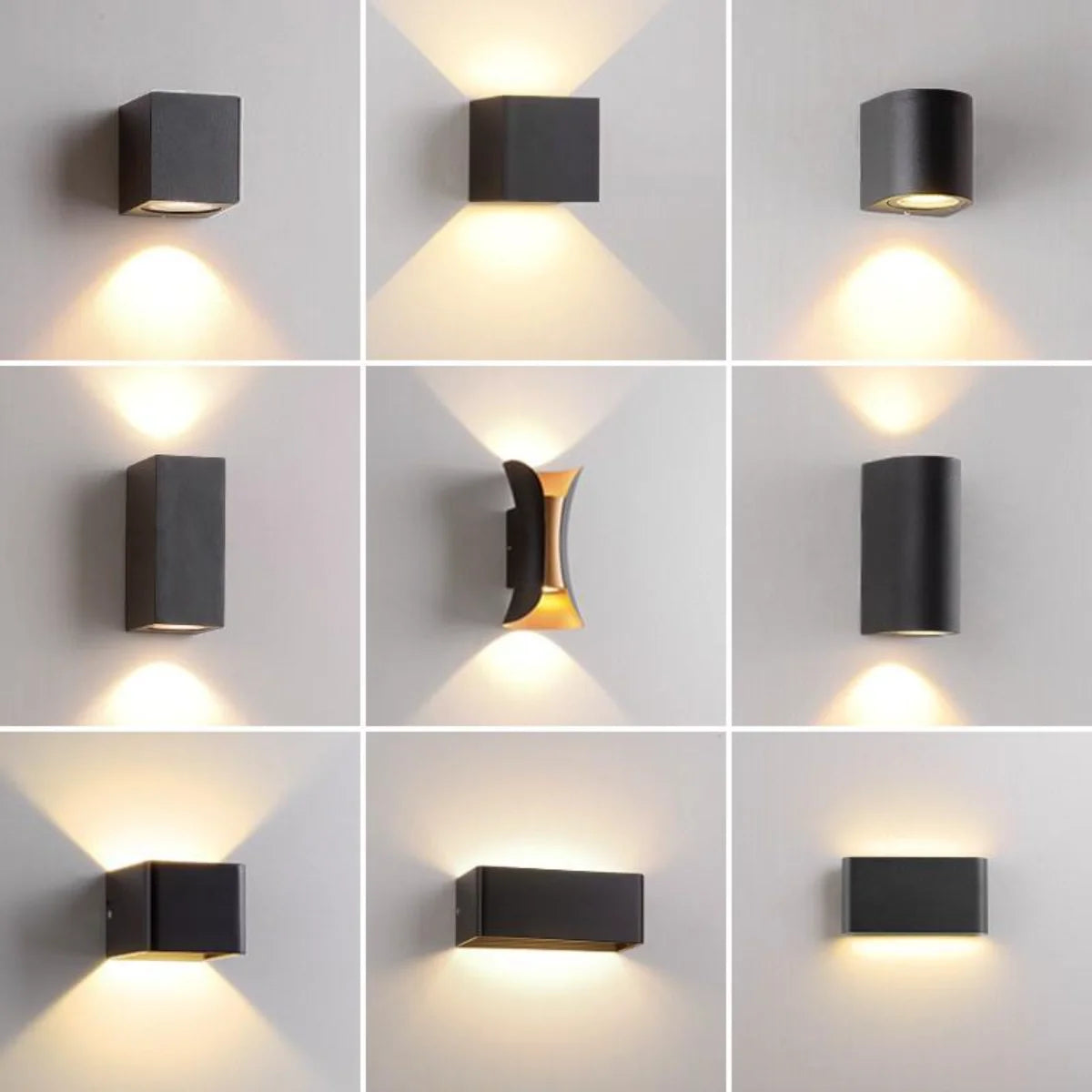 IP65 LED Wall Lamp Outdoor Sconce for Balcony Porch Garden Yard Aisle Decor Lighting Aluminium Indoor Bedside Lamp