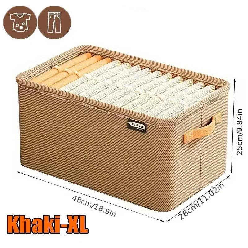 Thicken Clothes Organizer - Pants, Sweater and Jeans Storage Box for Wardrobe Drawers and Cabinets