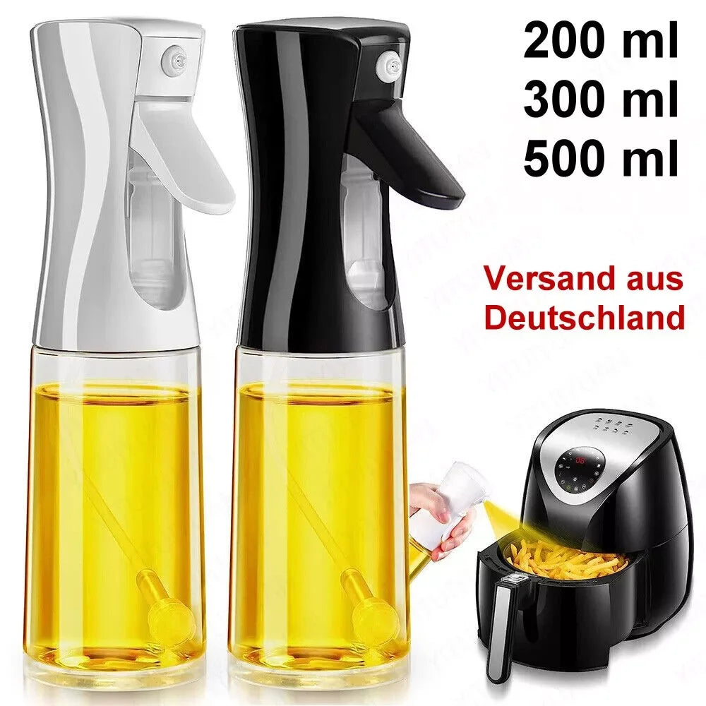 Reusable Olive Oil Spray Dispenser Bottle - Food Grade Mist Sprayer for Cooking & Vinegar