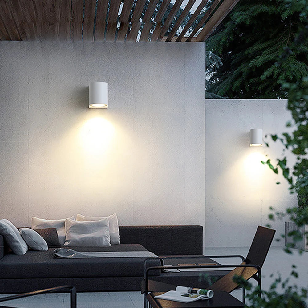 LED Outdoor Wall Lamp Waterproof IP65 Up/Down GU10 Lighting for Garden Decoration & Indoor Lighting