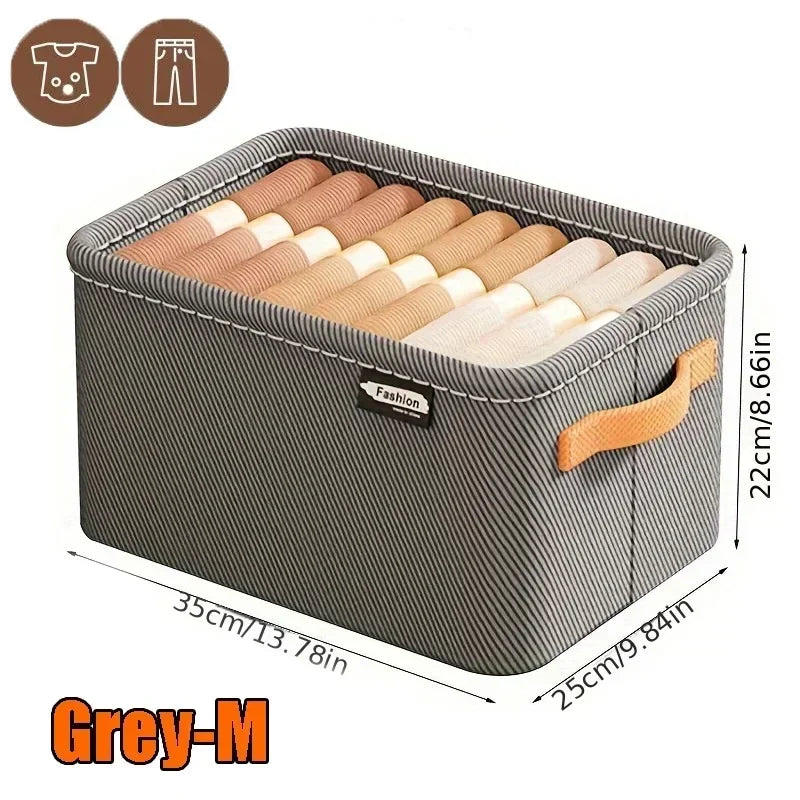 Thicken Clothes Organizer - Pants, Sweater and Jeans Storage Box for Wardrobe Drawers and Cabinets