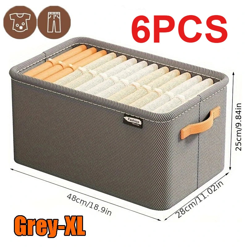 Thicken Clothes Organizer - Pants, Sweater and Jeans Storage Box for Wardrobe Drawers and Cabinets