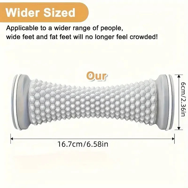 Foot Massager Roller with Yoga Massage Ball, Plantar Fascia Roller for Muscle Relaxation Care