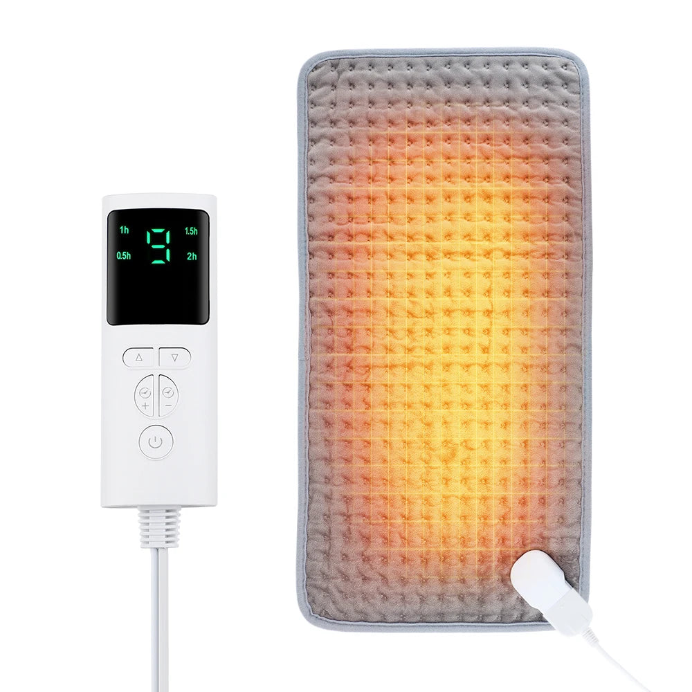 Electric Heating Pad & Multifunctional Heating Blanket Cushion, Adjustable Temperature Body Back Warmer for Home & Office