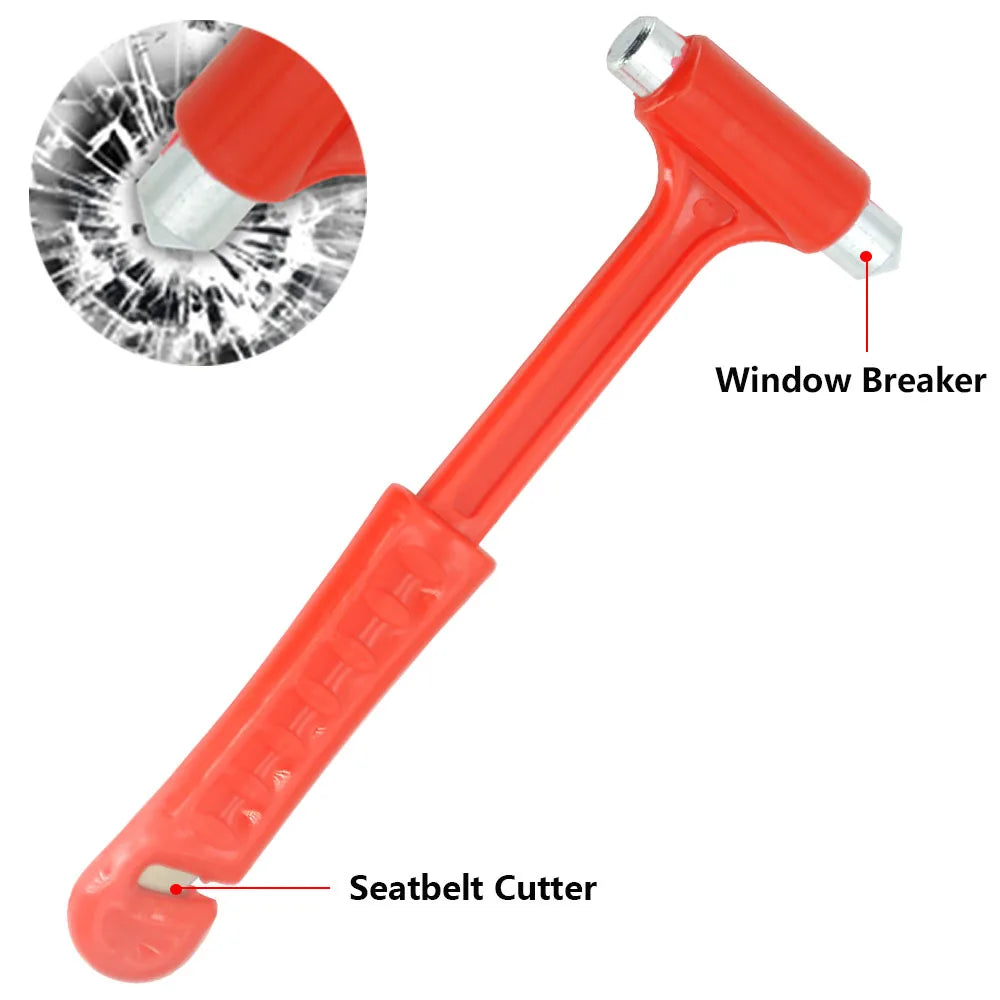 Car Emergency Roadside Assistance Kit - Jumper Cable, Tow Strap & First Aid Supplies for Motorists