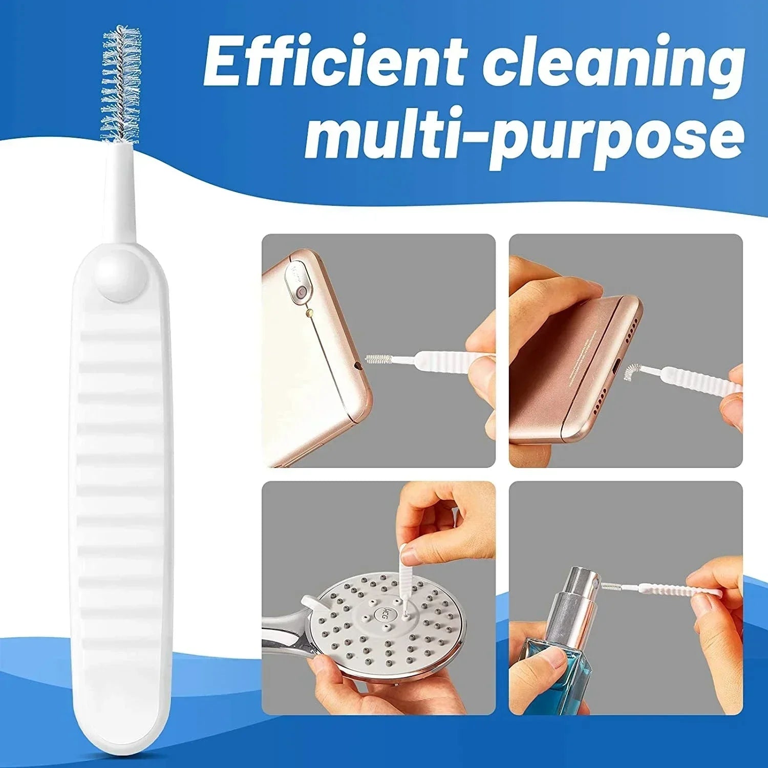 Mobile Phone Charging Port & Speaker Cleaning Kit Dust Plug Brush for iPhone 16/15/14 Earphones Samsung Xiaomi